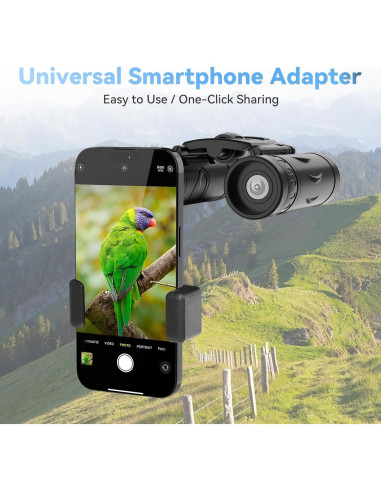 Binoculares Compactos JIVCOK 300x25 Alta Potencia