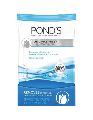 Toallitas Limpiadoras Húmedas Ponds Original Fresh 30 Unidades