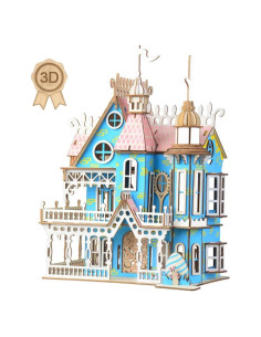 Rompecabezas 3D Wewinn Villa Fantástica 174 Piezas Madera