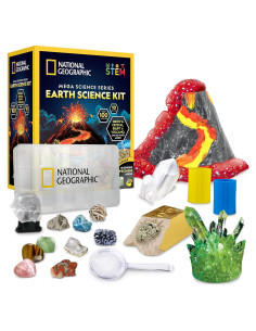 Kit de Ciencias de la Tierra National Geographic - 100+ Experimentos