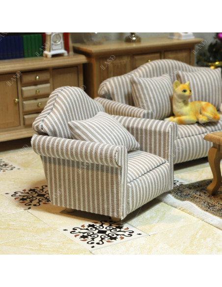 Muebles Clásicos para Casa de Muñecas iLAND 7 Piezas