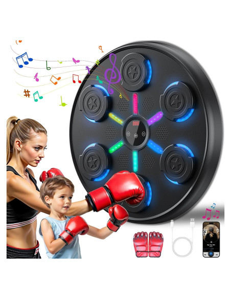 Máquina de Boxeo Musical Chexolab CX-YYQT con Guantes