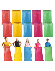 15 Bolsas de Carrera de Sacos de Papa WSFSLJWDW Coloridas