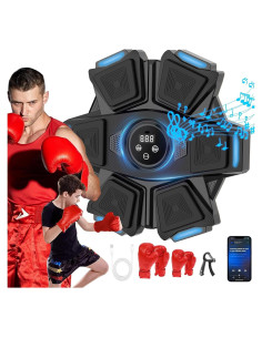 Máquina de Boxeo Musical DRZHEAM con Bluetooth y Guantes