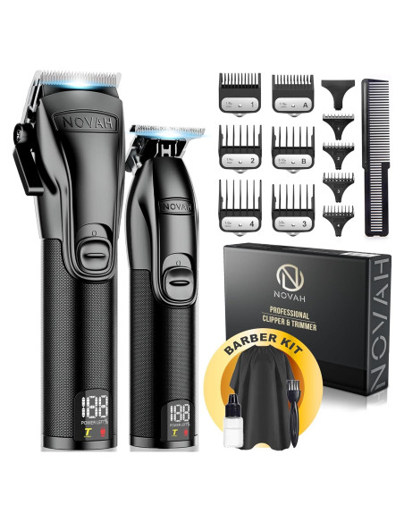 Cortadoras de Cabello Novah Inalámbricas Profesionales