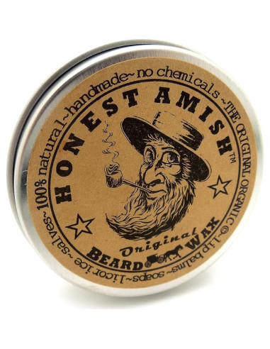 Cera para Barba Honest Amish - Natural 56.7 g - Control y Brillo