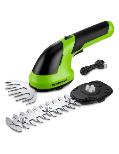 Cortadora de Césped WORKPRO 2 en 1 7.2V Ligera y Eficaz