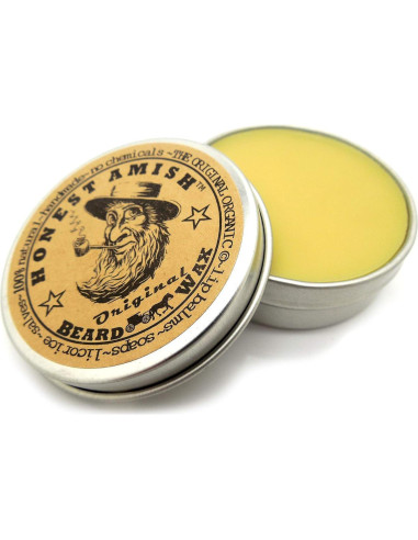 Cera para Barba Honest Amish - Natural 56.7 g - Control y Brillo
