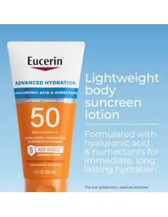 Loción Solar Eucerin SPF 50 con Ácido Hialurónico 150 ml 2