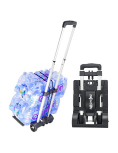 Carro de Mano Plegable ZHJINGYU 31.75 kg Aluminio 2 Ruedas