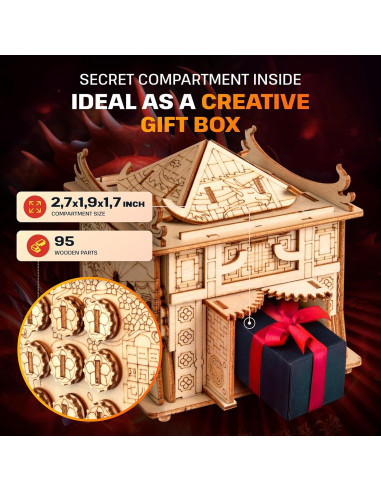 Juego de Escape ESC WELT Casa de Dragón - Rompecabezas 3D