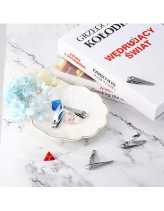 Set de 100 Cortauñas Mudder de Acero Inoxidable Portátil 2