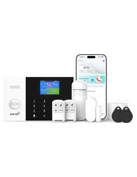 Sistema de Alarma Inteligente PGST WiFi GSM 4G Inalámbrico