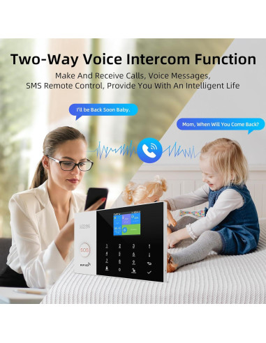 Sistema de Alarma Inteligente PGST WiFi GSM 4G Inalámbrico