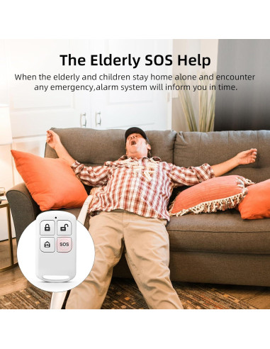 Sistema de Alarma Inteligente PGST WiFi GSM 4G Inalámbrico