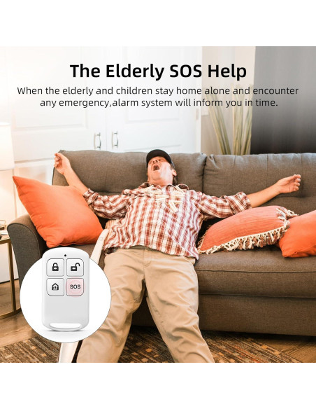 Sistema de Alarma Inteligente PGST WiFi GSM 4G Inalámbrico