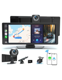 Pantalla Inalámbrica 10.26" ITDULCET CarPlay Android Auto