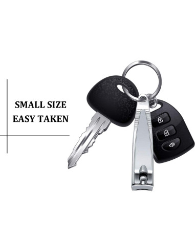 Set de 100 Cortauñas Mudder de Acero Inoxidable Portátil