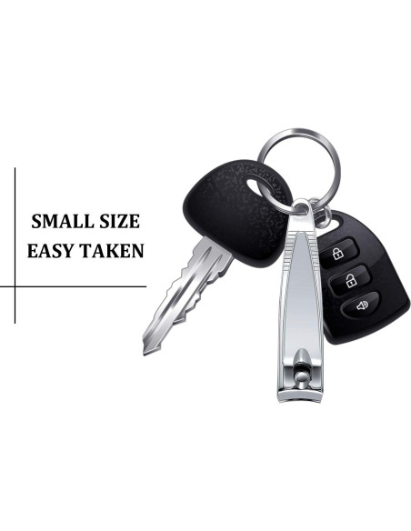 Set de 100 Cortauñas Mudder de Acero Inoxidable Portátil