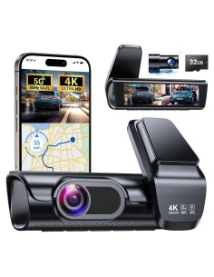 Cámara Dash OVAMAN K600 4K Dual GPS 170 Pantalla 9,11 cm