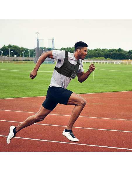 Bolsa de Pecho Koculemi para Deportes al Aire Libre - Negro