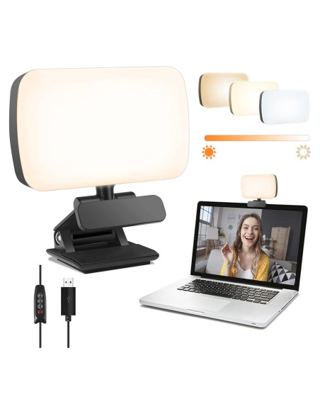 Iluminación para Videoconferencias Fansrock con Clip Ajustable