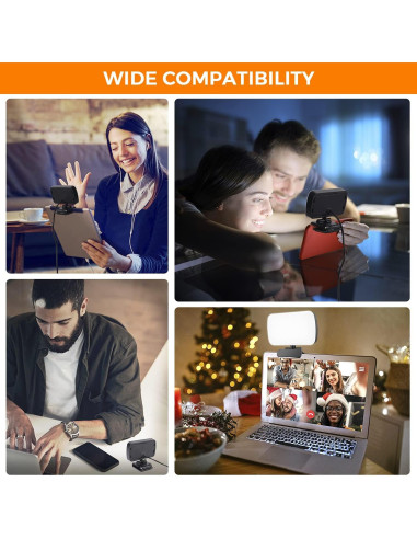 Iluminación para Videoconferencias Fansrock con Clip Ajustable