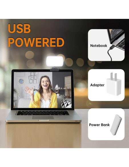 Iluminación para Videoconferencias Fansrock con Clip Ajustable