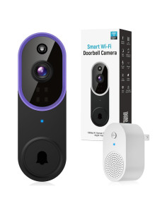 Cámara de Timbre de Video BITEPASS P50 1080p Inalámbrica