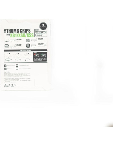 Grips para Joystick Xbox Skull & Co. CQC y FPS - Set de 6