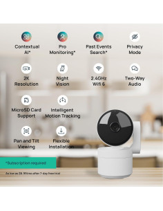 Cámara de Seguridad Interior Luna Home Eye 360 AI Blanco 2