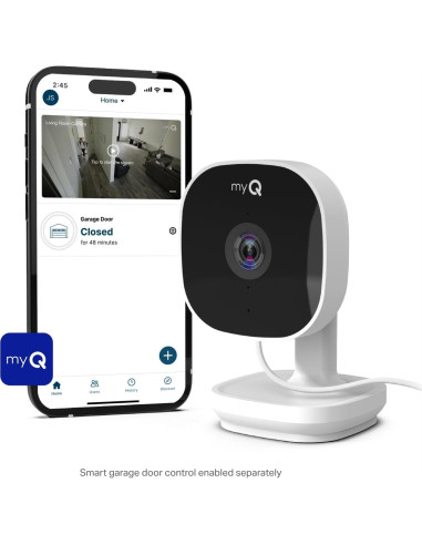 Cámara de Seguridad Interior myQ Chamberlain HD 1080p