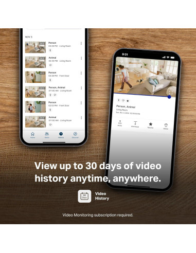 Cámara de Seguridad Interior myQ Chamberlain HD 1080p