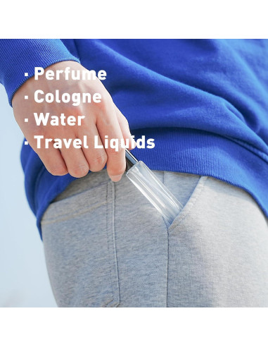 Kit de Botellas de Perfume Rellenables Glassfinity 10ml 16pcs