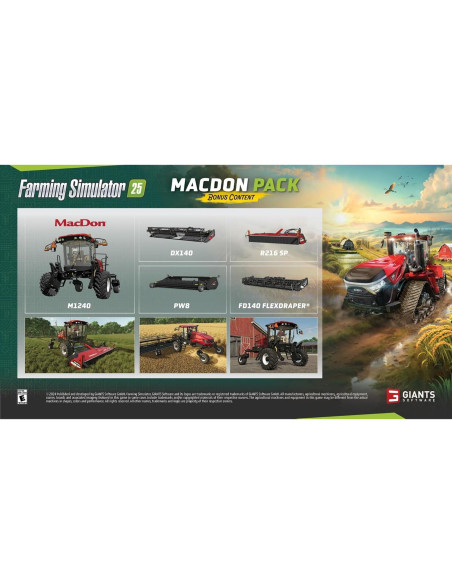 Farming Simulator 25 - Xbox Series X - Nuevas Culturas y Animales