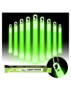 Bastones de luz de emergencia Glow Fever 10 piezas 15,24 cm
