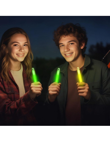 Bastones de luz de emergencia Glow Fever 10 piezas 15,24 cm