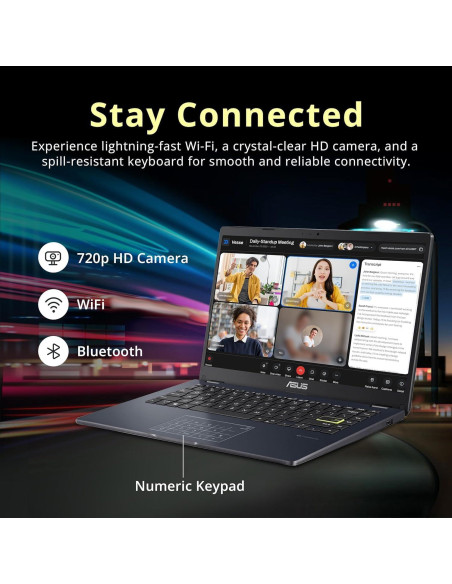 ASUS Vivobook Go 14" FHD, Celeron N4500, 4GB RAM, 64GB