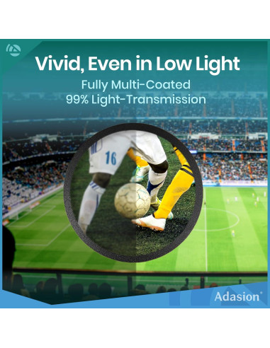 Binoculares Adasion 12x42 HD Impermeables con Adaptador