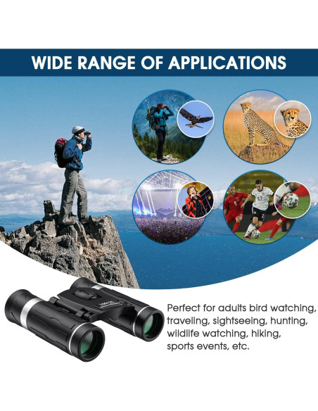 Binoculares Compactos 200x25 FLYANT para Adultos y Niños