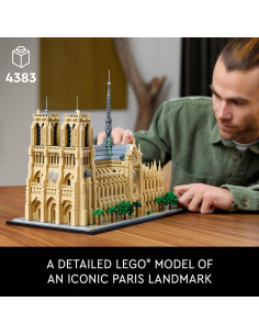 LEGO Architecture Notre-Dame de París 21061 - Modelo 4383 Piezas 2