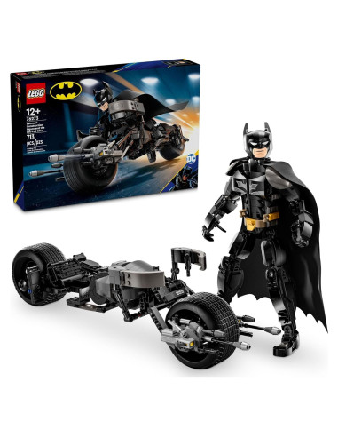 LEGO DC Batman Figura y Moto Bat-Pod 26 cm Juguete 12+