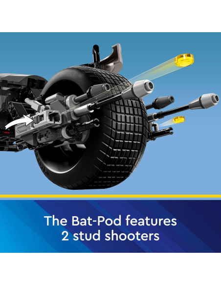 LEGO DC Batman Figura y Moto Bat-Pod 26 cm Juguete 12+