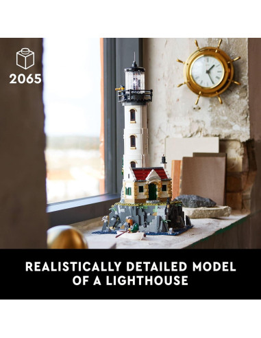 LEGO Ideas Faro Motorizado 21335 para Adultos con Luces