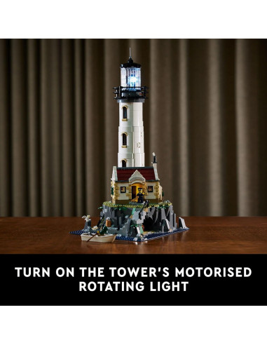 LEGO Ideas Faro Motorizado 21335 para Adultos con Luces