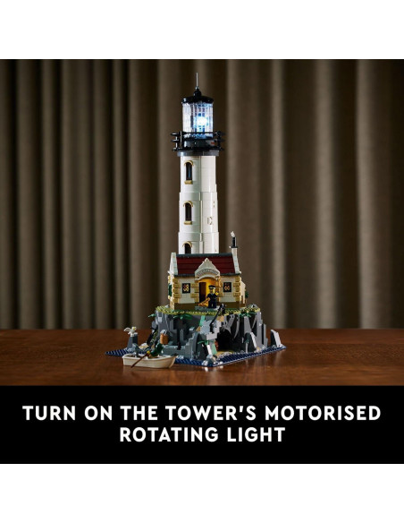 LEGO Ideas Faro Motorizado 21335 para Adultos con Luces