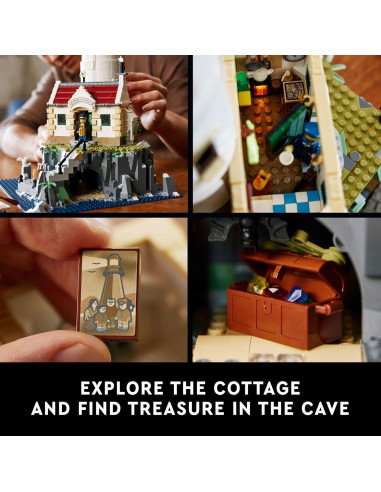 LEGO Ideas Faro Motorizado 21335 para Adultos con Luces