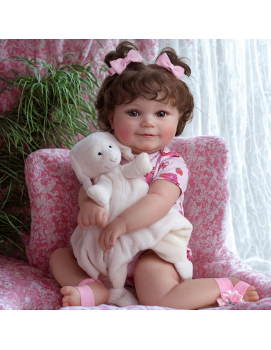 Muñeca de bebé renacida JIZHI 50,8 cm realista con caja