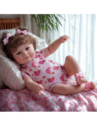 Muñeca de bebé renacida JIZHI 50,8 cm realista con caja