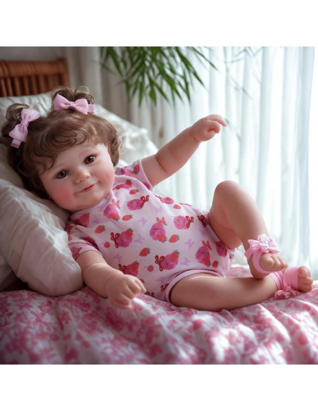 Muñeca de bebé renacida JIZHI 50,8 cm realista con caja